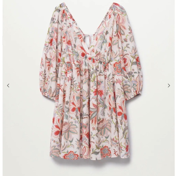 Mango x Chufy Floral Minidress - Picture 2 of 3